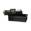 Stanley FatMax FMST81083-1 Werkzeugbox mit Tritt, Kunststoff, 30 kg Tragelast, schwarz/gelb