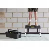 Stanley FatMax FMST81083-1 Werkzeugbox mit Tritt, Kunststoff, 30 kg Tragelast, schwarz/gelb
