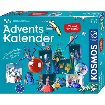 Kosmos Die schönsten Experimente zur Weihnachtszeit Experimentier-Adventskalender, 8+