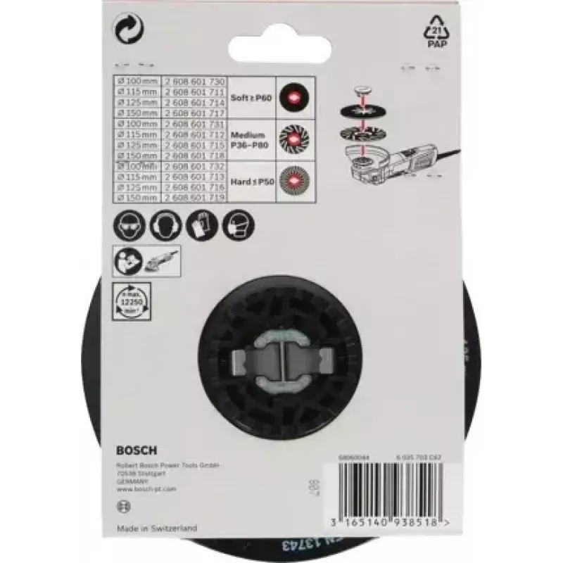 Bosch 2 608 601 712 Winkelschleifer-Zubehör Stützteller