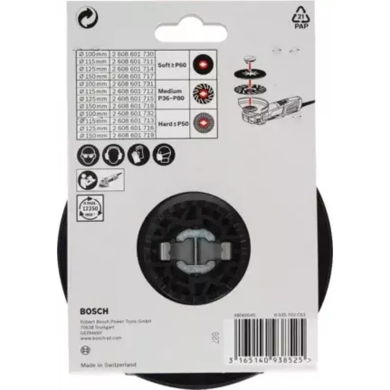 Bosch 2 608 601 713 Winkelschleifer-Zubehör Stützteller