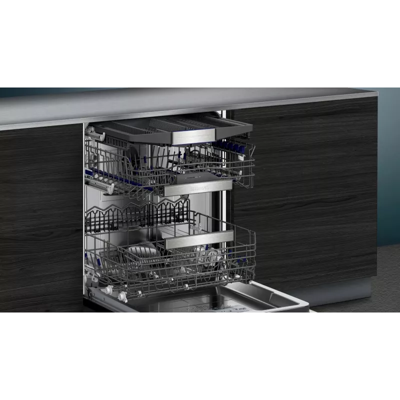 Vollintegrierter Geschirrspüler Siemens iQ700 SN87TX02CE — 14 Maßgedecke, A Energie, 42 dB, 60 cm