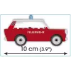 Baukasten Cobi Trabant 601 Universal Feuerwehr Set Modell 24555, Klemmbaustein-Bausatz