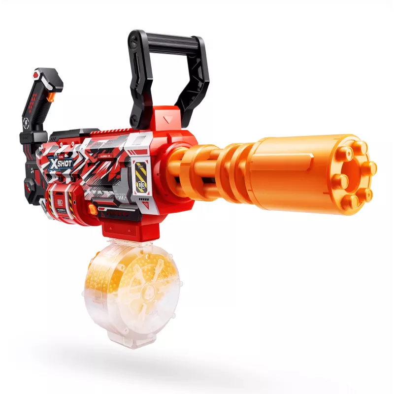 Gel Blaster Zuru XSHOT Hyper Gel Gatling Blaster – motorisierter Spielzeug-Blaster mit rotierendem Lauf