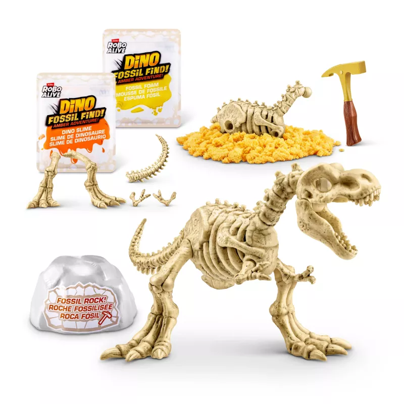 Robo Alive Fossil Find Amber Adventure, 5 Jahr(e), Vanillefarbe, Kunststoff