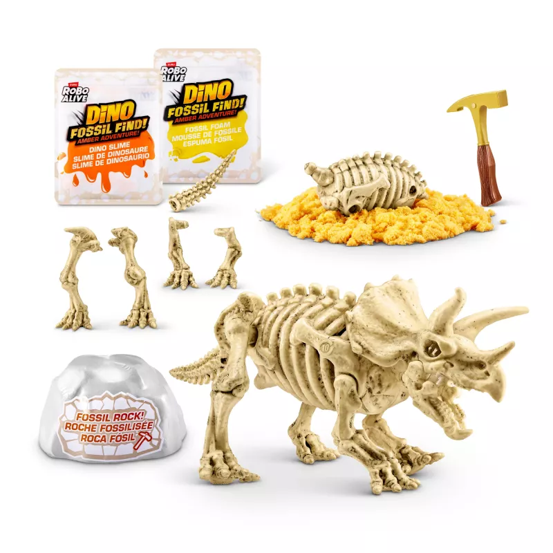 Robo Alive Fossil Find Amber Adventure, 5 Jahr(e), Vanillefarbe, Kunststoff