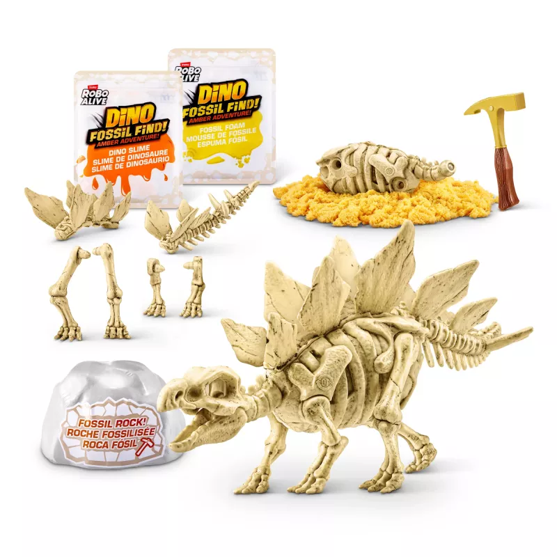 Robo Alive Fossil Find Amber Adventure, 5 Jahr(e), Vanillefarbe, Kunststoff