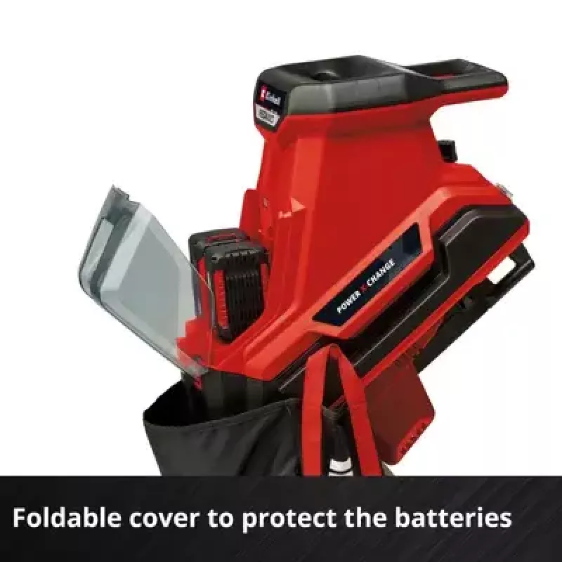 Einhell REDAXXO 36/25 Akku-Messerhäcksler für den Garten, 36 V (2x18 V), max. Aststärke 25 mm, Solo ohne Akku und Ladegerät, rot/schwarz