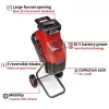 Einhell REDAXXO 36/25 Akku-Messerhäcksler für den Garten, 36 V (2x18 V), max. Aststärke 25 mm, Solo ohne Akku und Ladegerät, rot/schwarz