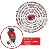 Einhell REDAXXO 36/25 Akku-Messerhäcksler für den Garten, 36 V (2x18 V), max. Aststärke 25 mm, Solo ohne Akku und Ladegerät, rot/schwarz