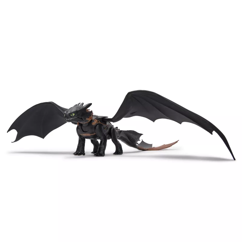 Actionfigur Spinmaster Ultimate Plasma Blast Toothless 25 Zoll Flügel Licht & Sound, ab 4 Jahren