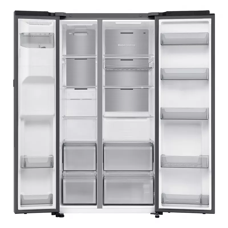 Samsung Series 9 RS90F64EDT Side-by-Side-Kühlschrank Freistehend 621 L Edelstahl