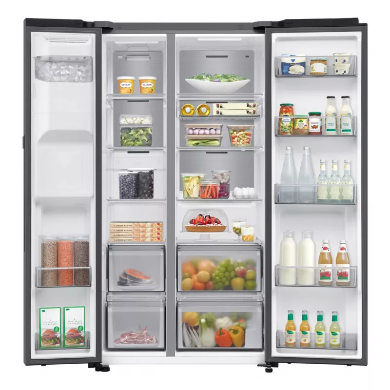 Samsung Series 9 RS90F64EDT Side-by-Side-Kühlschrank Freistehend 621 L Edelstahl