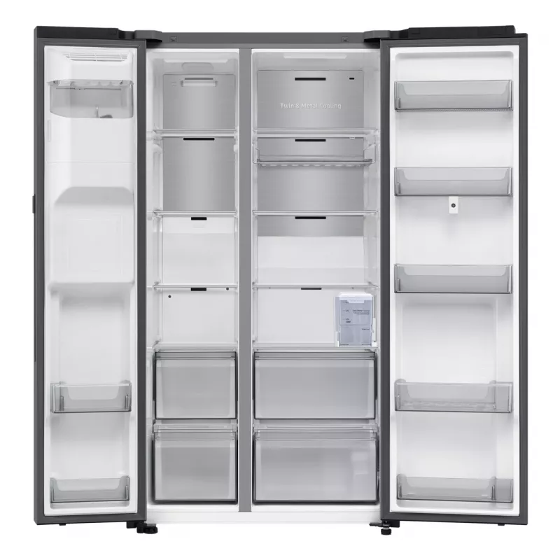 Samsung Series 9 RS90F67BET Side-by-Side-Kühlschrank Freistehend 614 L Schwarz
