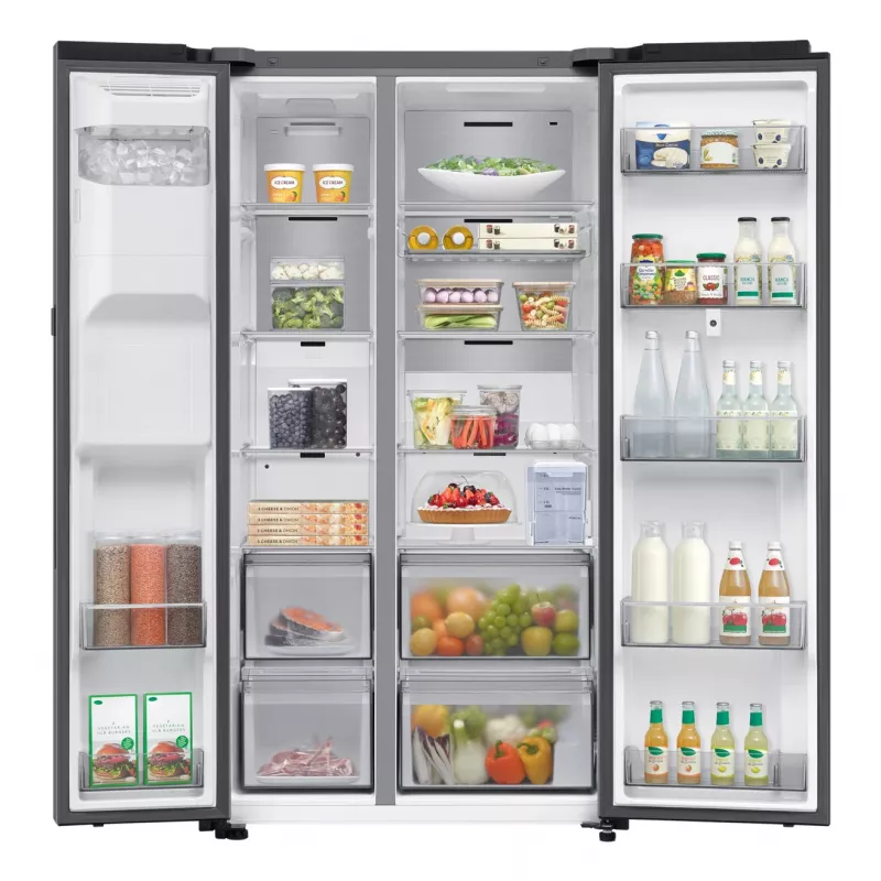 Samsung Series 9 RS90F67BET Side-by-Side-Kühlschrank Freistehend 614 L Schwarz