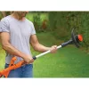 Black & Decker ST182320-QW Akku-Rasentrimmer, 18 V, 2,0 Ah Li-Ion, 25 cm Schnittbreite, inkl. Akku und Ladegerät, Orange/Schwarz
