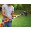 Black & Decker ST182320-QW Akku-Rasentrimmer, 18 V, 2,0 Ah Li-Ion, 25 cm Schnittbreite, inkl. Akku und Ladegerät, Orange/Schwarz