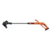 Black & Decker ST182320-QW Akku-Rasentrimmer, 18 V, 2,0 Ah Li-Ion, 25 cm Schnittbreite, inkl. Akku und Ladegerät, Orange/Schwarz