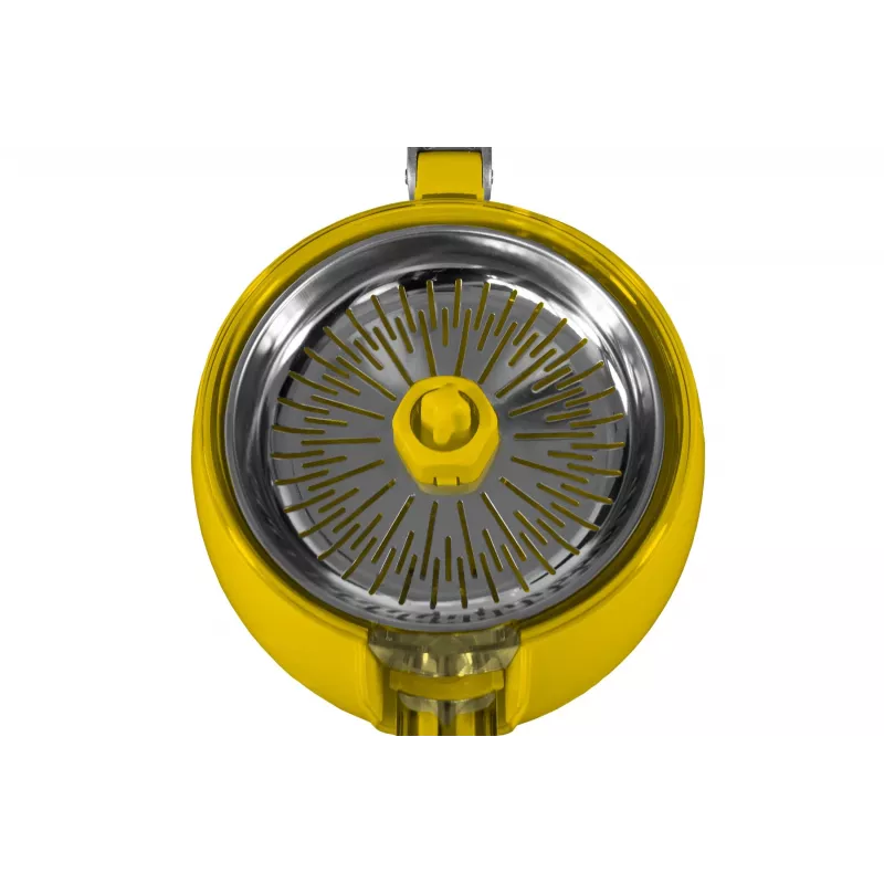 Unold 78132 Power Juicy elektrische Zitruspresse, 300 W, Tropfstopp, Start-/Stopp-Automatik, Gelb/Edelstahl