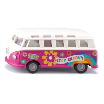 Siku VW T1 Samba Busmodell vormontiert 1:50