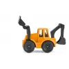 Siku MAN Lkw mit Baggerlader, Lkw-/Anhängermodell, 1:87, MAN, Junge/Mädchen, Metall, Kunststoff, Blau, Gelb