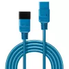 Lindy 30120 IEC 60320 C19 auf C20 Netzverlängerungskabel, 1 m, 16 A, geformt, blau