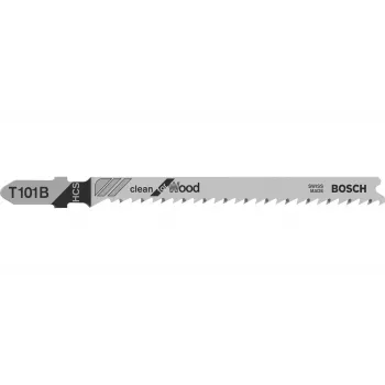 Bosch 2 608 630 030 T 101 B Clean for Wood Stichsägeblätter, 5 Stück