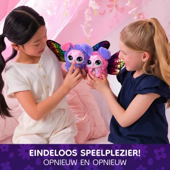 Hatchimals Bloomables von , Puppyfly Überraschungs-Interaktives Spielzeug & Blume mit wiederholbarer Enthüllung & Verwandlung, 100+ Geräusche & Reaktionen (Stile variieren), Kinderspielzeug für Mädchen & Jungen