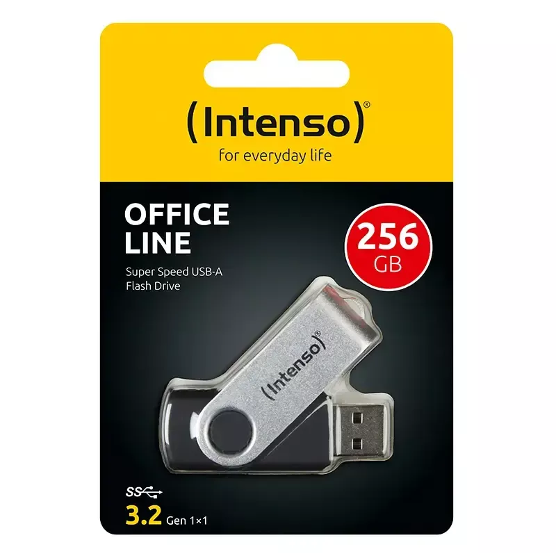 USB-Stick Intenso 256GB USB-A 3.2 Gen 1 Office Line