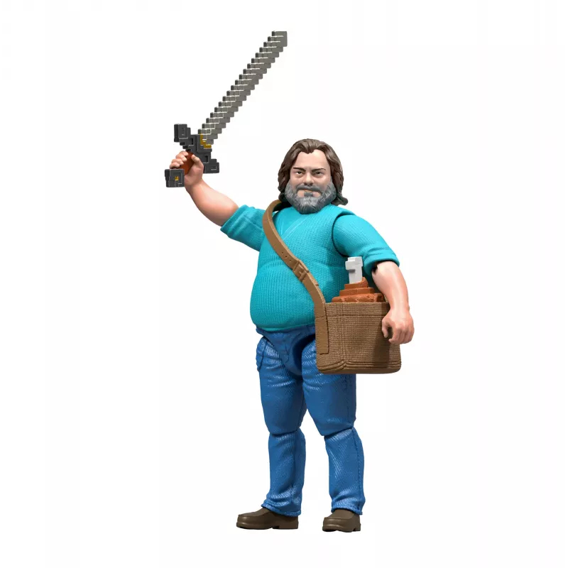 Actionfigur MATTEL Minecraft Steve mit Zubehör, 4 Zoll (6+), Kunststoff, mehrfarbig
