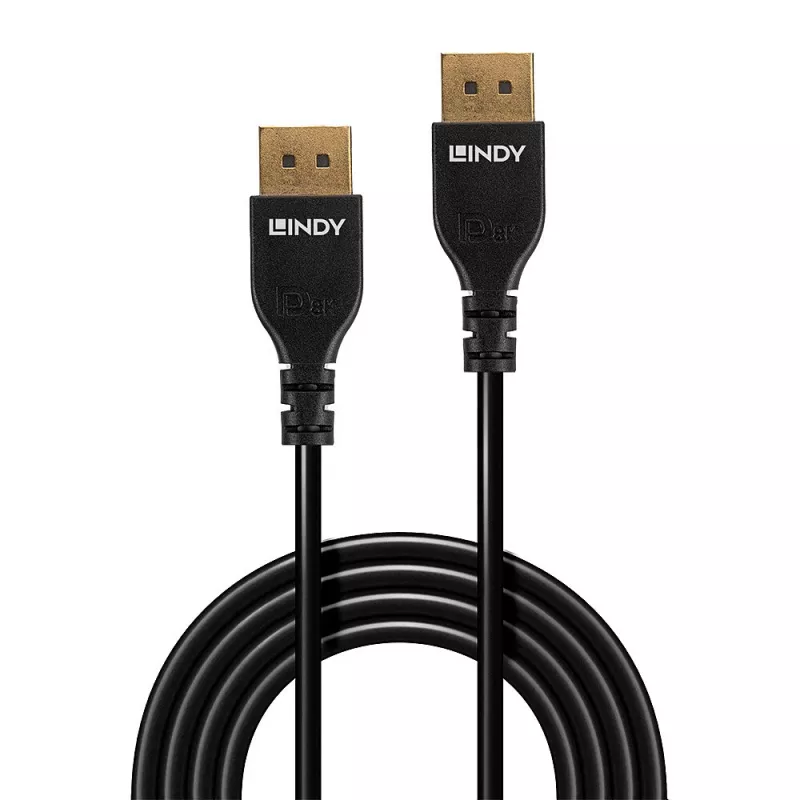 DisplayPort-Kabel Lindy 2m schlank DisplayPort 1.4 Kabel