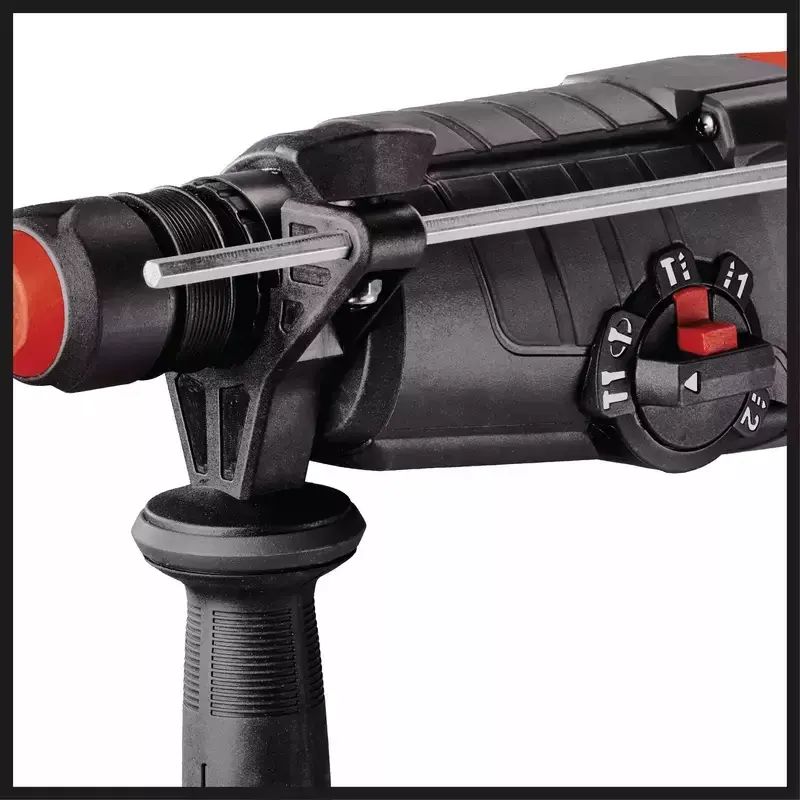 Einhell TE-RH 950 5F Bohrhammer, 950 W, 3 J, SDS-plus, 2.600 U/min, mit Koffer, schwarz/rot