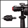 Einhell TE-RH 950 5F Bohrhammer, 950 W, 3 J, SDS-plus, 2.600 U/min, mit Koffer, schwarz/rot