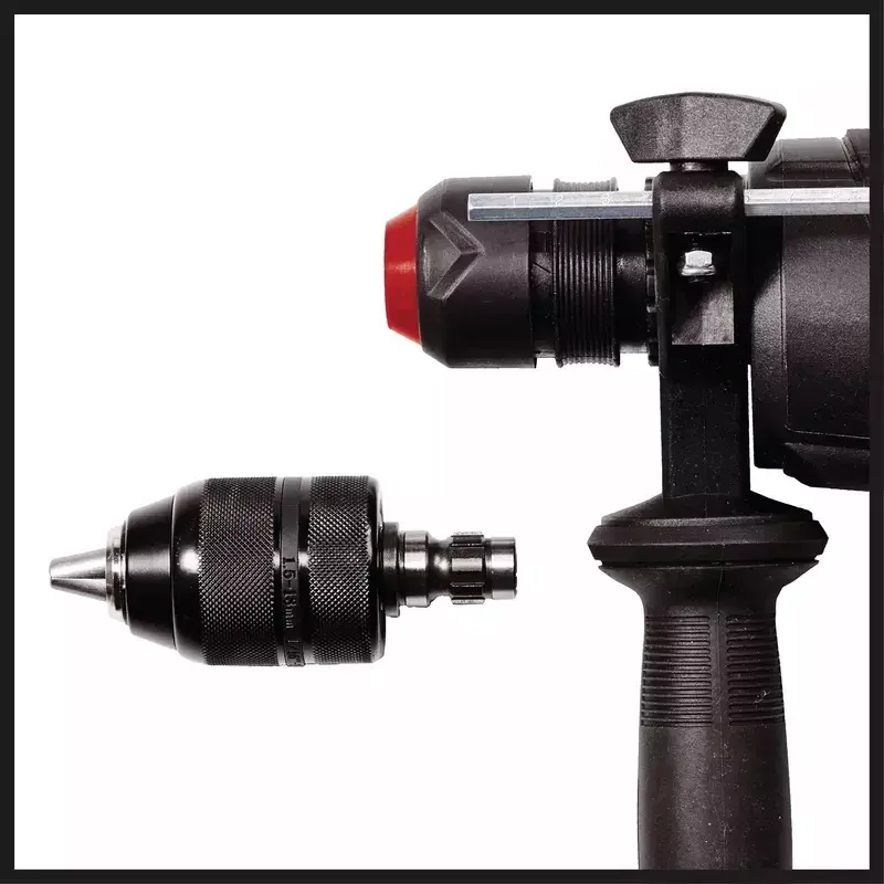 Einhell TE-RH 950 5F Bohrhammer, 950 W, 3 J, SDS-plus, 2.600 U/min, mit Koffer, schwarz/rot