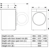 Gorenje WPNEI84A1TS Waschmaschine Frontlader 8 kg 1400 U/min Weiß