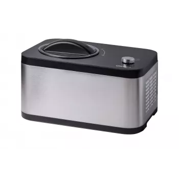 Unold 48826 Eismaschine & Joghurtbereiter EVA Kompressor-Eismaschine 1,5 L 120 W Schwarz, Edelstahl