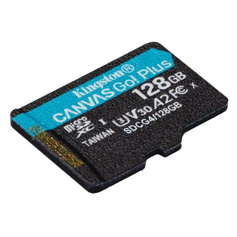 Kingston Technology 128 GB microSDXC Canvas Go Plus Gen4 200R A2 U3 Einzelpackung ohne ADP