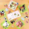 Puzzle Ravensburger UP! Bauernhoftiere – progressives Set 4, 6, 8, 10 Teile