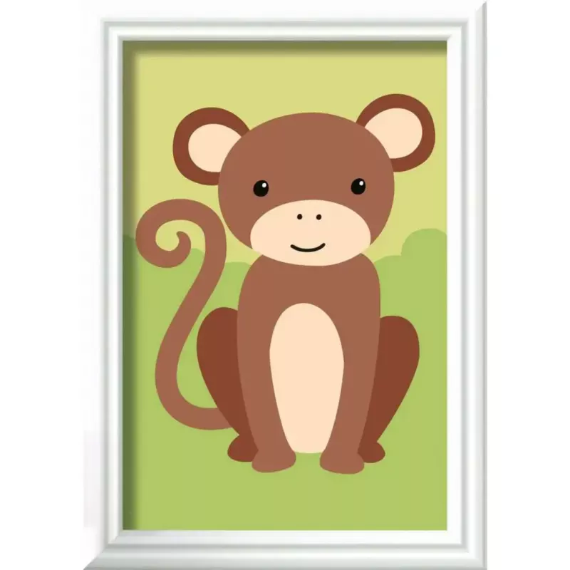Ravensburger CreArt Malset Kleiner Affe – kreatives Malset für Kinder