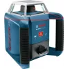 Bosch GRL 400 H Professional Rotationslaser-Set, 400 m Reichweite (mit Empfänger), roter Laser, mit Empfänger LR 1, Stativ BT 152 und Koffer, blau