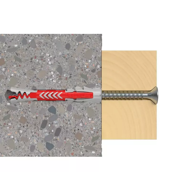 fischer DUOPOWER 8x40 Universaldübel-Sortiment in wiederverschließbarer Dose (80 Stück)