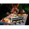 Steba RC 108 Multi-Raclette-Grill, 2000 W, 8 Pfännchen, Edelstahl/Schwarz