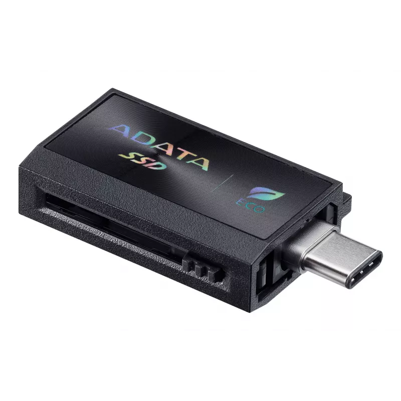 Externe SSD ADATA SC730 1 TB, USB Type-C 3.2 Gen 2, 600/600 MB/s, Schwarz, Kunststoffgehäuse