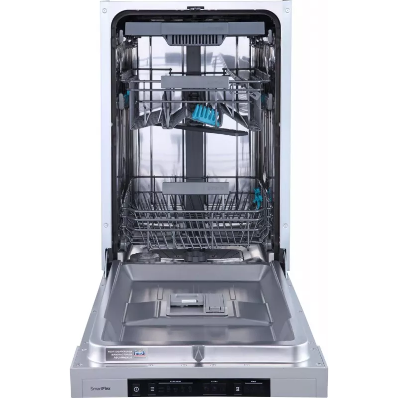 Teilintegrierter Geschirrspüler Gorenje GI 561 D 10 S EB — 11 Maßgedecke, Slimline 45 cm, 45 dB, 9 L/Zyklus