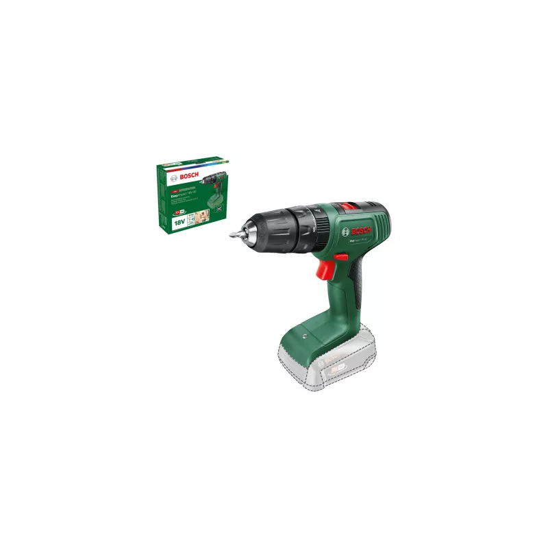 Bosch EasyImpact 18V-40 06039D8100 Akku-Schlagbohrschrauber, 1630 U/min, 24450 Schläge/min, Schnellspann-Bohrfutter, ohne Akku und Ladegerät, Grün/Schwarz