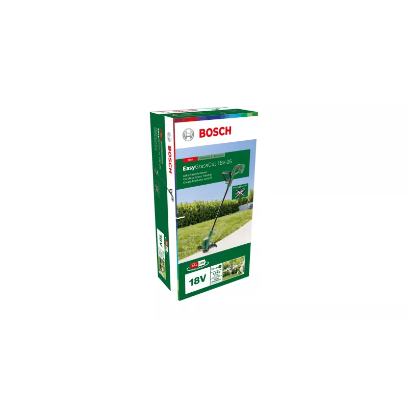 Bosch EasyGrassCut 18V-26 26 cm Akku Schwarz, Grün