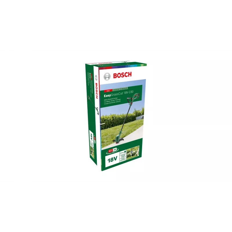 Bosch EasyGrassCut 18V-230 Akku-Rasentrimmer, 2 Ah, 23 cm