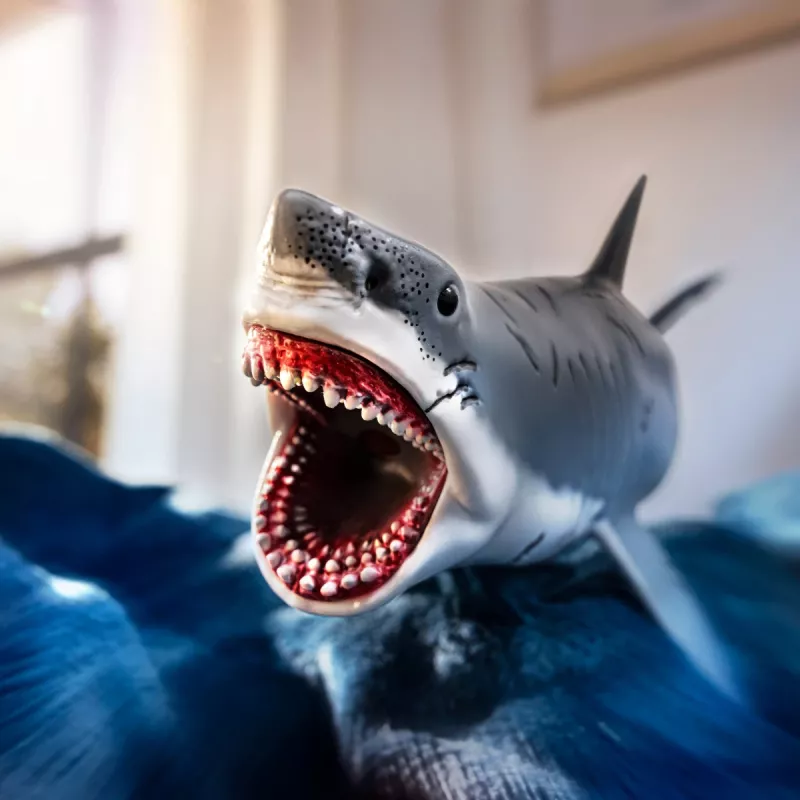 schleich Dinosaurier Megalodon, 4 Jahre, Die Erde erobern, Dinosaurier und Vulkan, Mehrfarbig