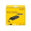 Dockingstation DeLOCK USB Type-C 3.2 4K HDMI DP 1080p VGA USB Hub PD 3.0
