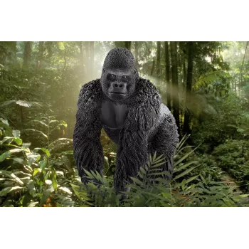 schleich WILD LIFE Gorilla, männlich, 3 Jahr(e), Dschungel, Wildtiere / Abenteuerspielzeug, Mehrfarbig, Kunststoff